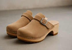 Suede Clogs
